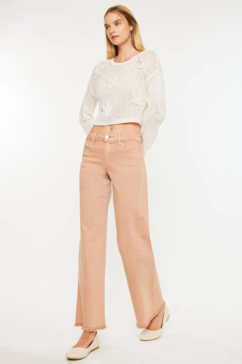 Marilu  High Rise Wide Leg Jeans