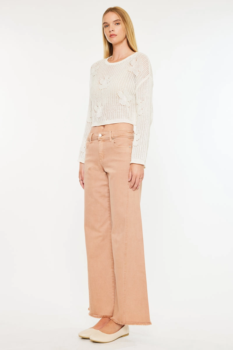 Marilu  High Rise Wide Leg Jeans