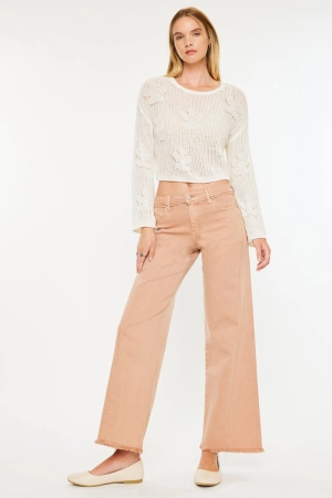 Marilu  High Rise Wide Leg Jeans