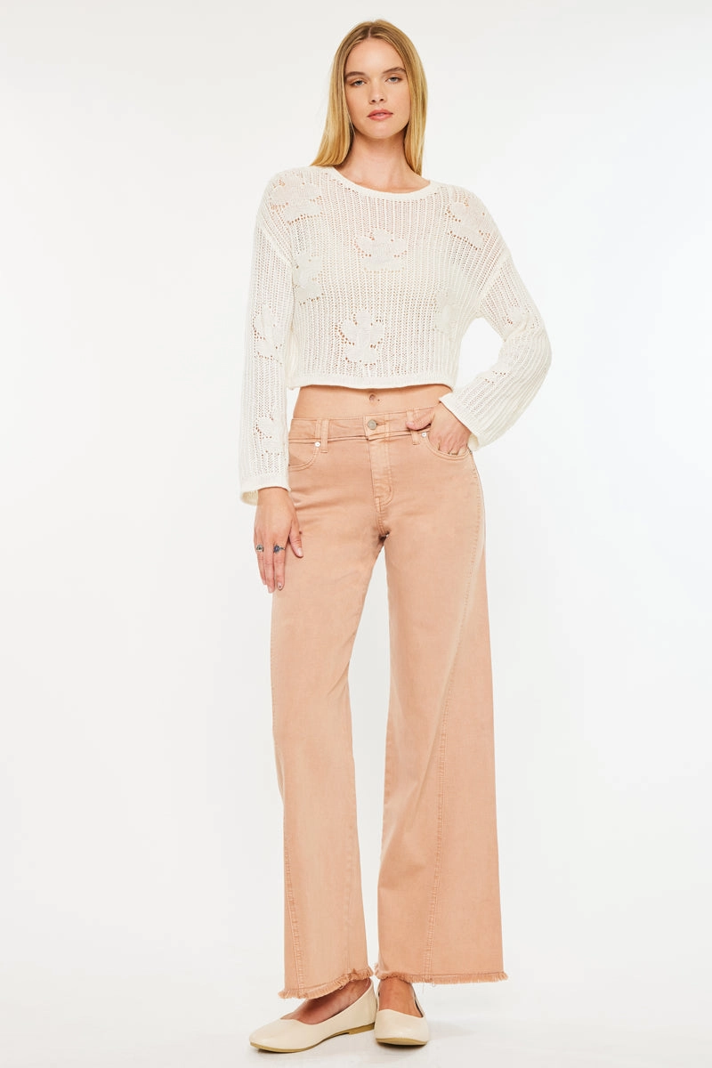 Marilu  High Rise Wide Leg Jeans