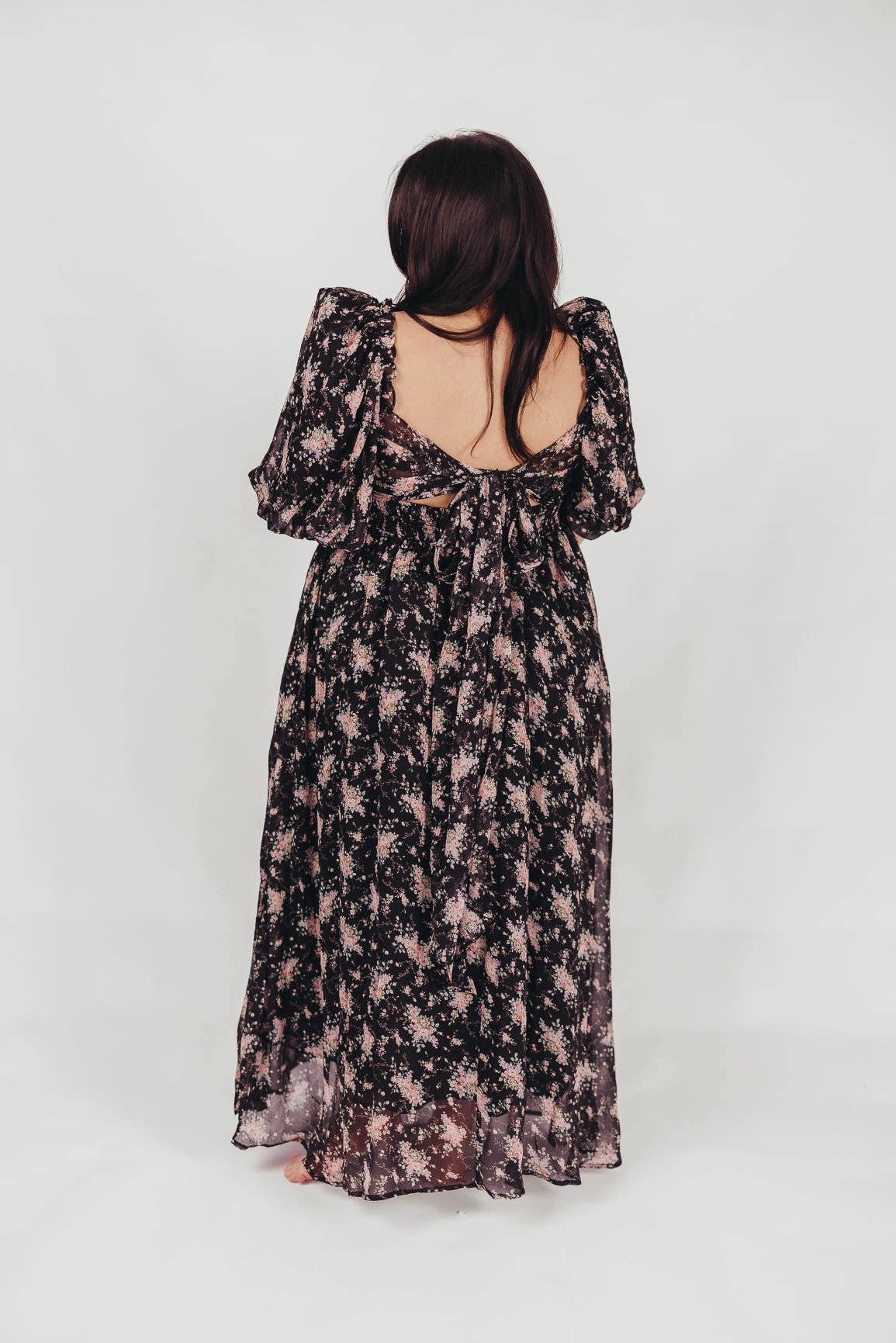 Melody Maxi Dress in Black - Bump Friendly & Inclusive Sizing (S-3XL)