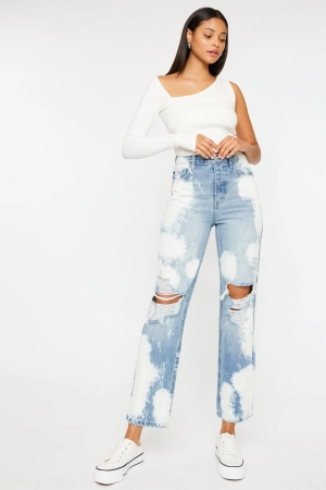 Moon High Rise 90's Boyfriend Jeans