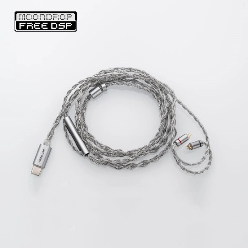 Moondrop FreeDSP Fully Balanced Audio Output USB-C Earphone Upgrade Cable