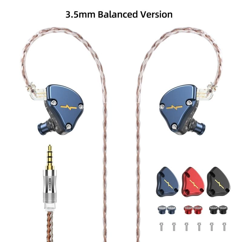 NiceHCK NX7 MK3 7 Driver Units 4BA Dual CNT Dynamic Piezoelectric Earphone