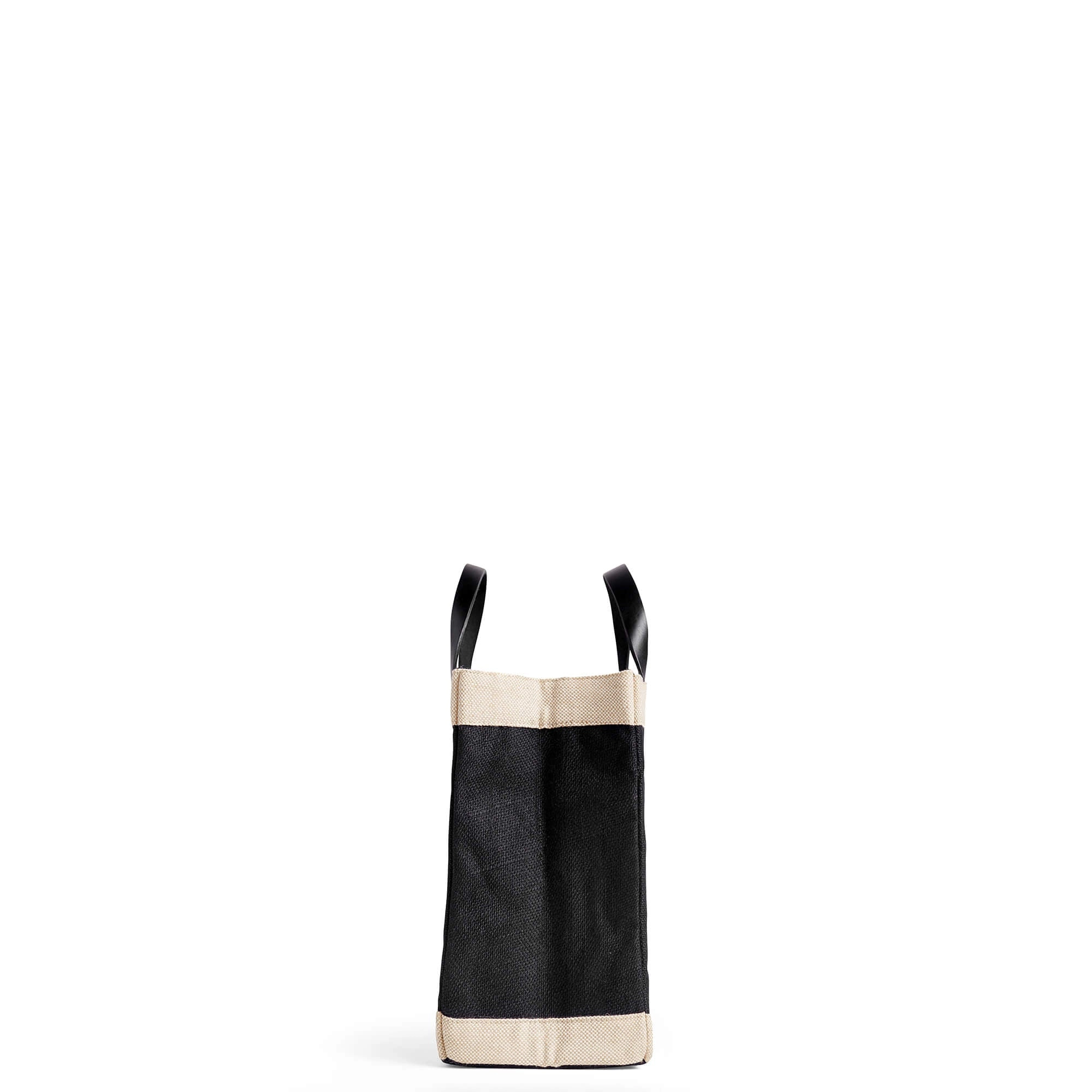 Petite Market Bag in Black with HERS.