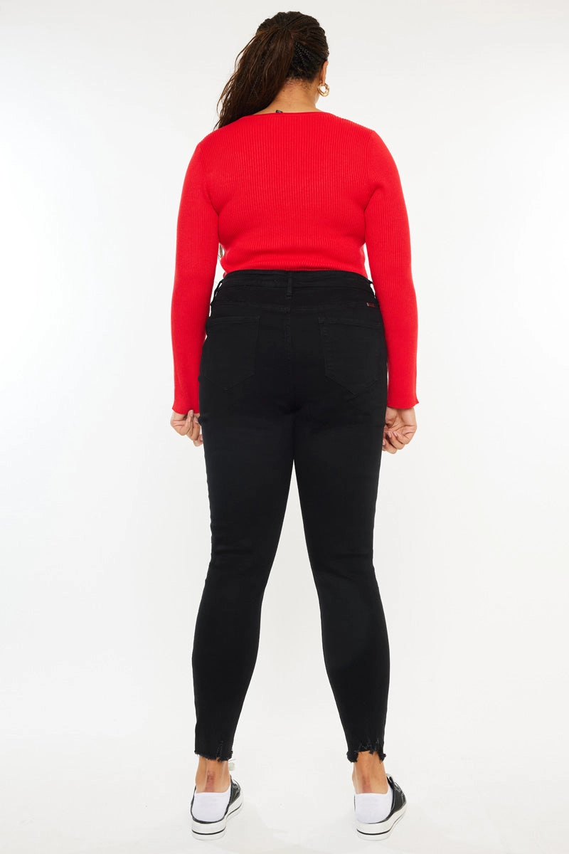 Raya High Rise Ankle Skinny (Plus Size)