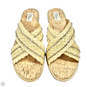 Sandals Flats By Crown Vintage In Tan, Size: 7