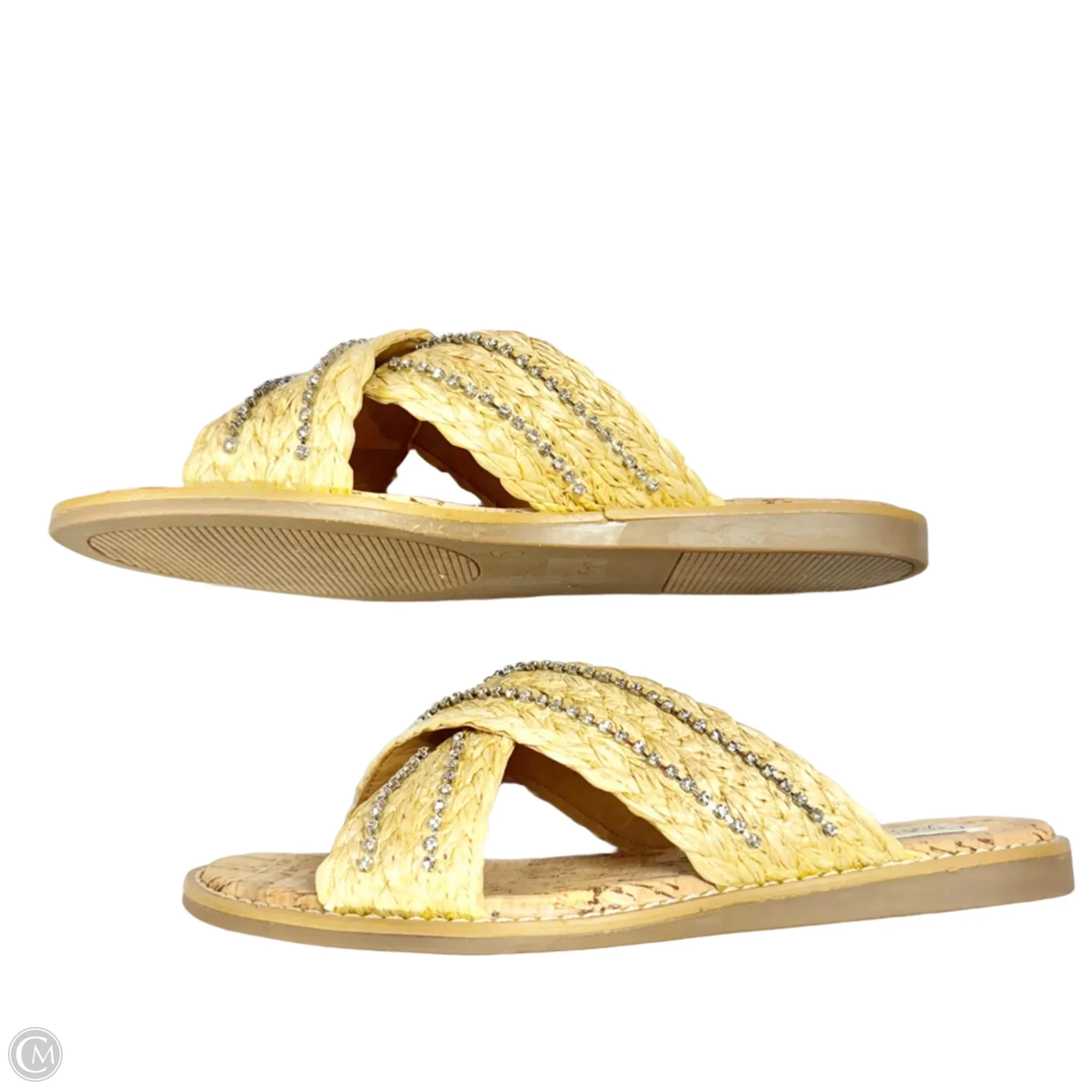 Sandals Flats By Crown Vintage In Tan, Size: 7