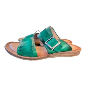 Sandals Flats By Miz Mooz In Green, Size:7.5