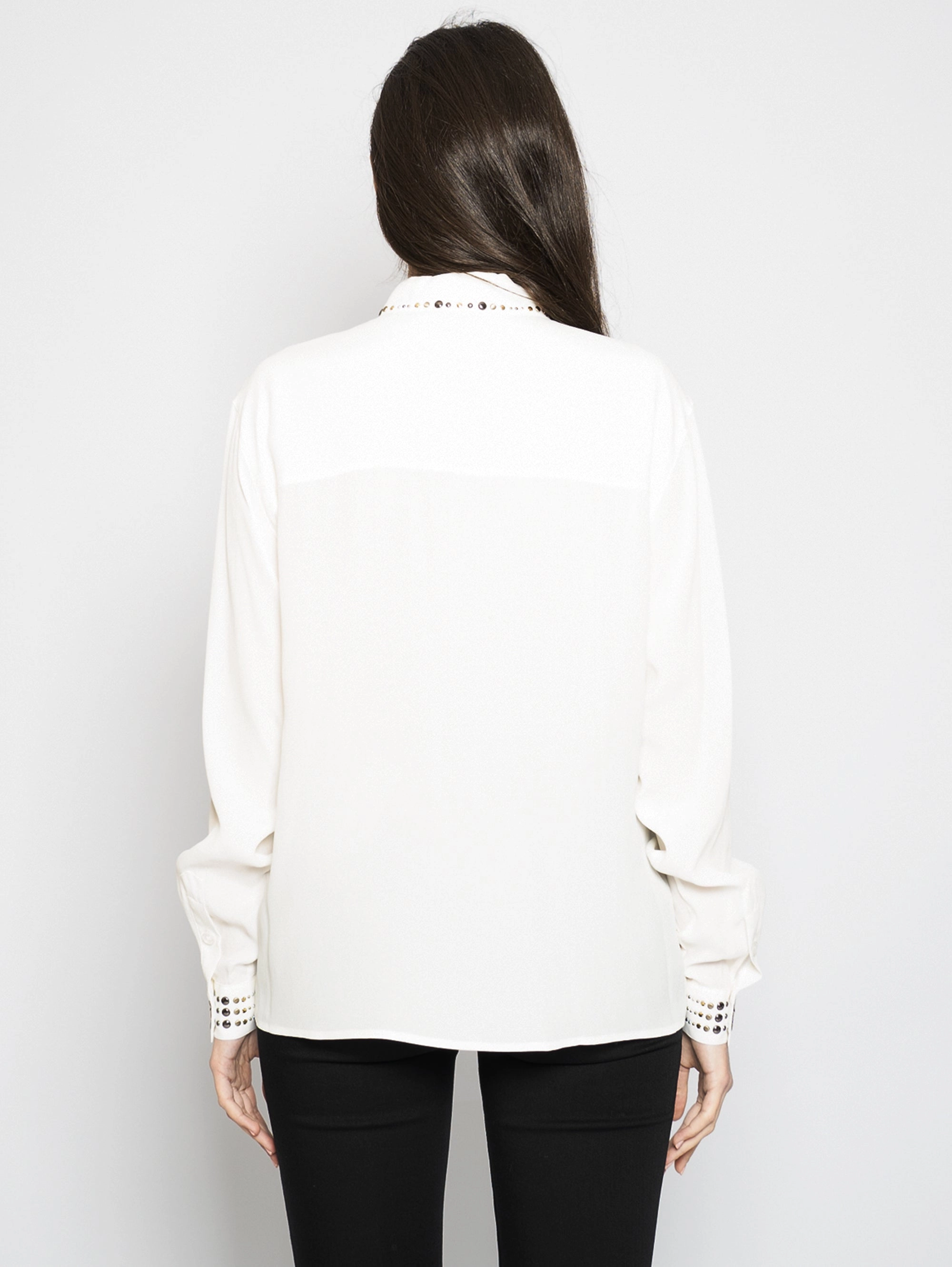 Shirt with White Studs