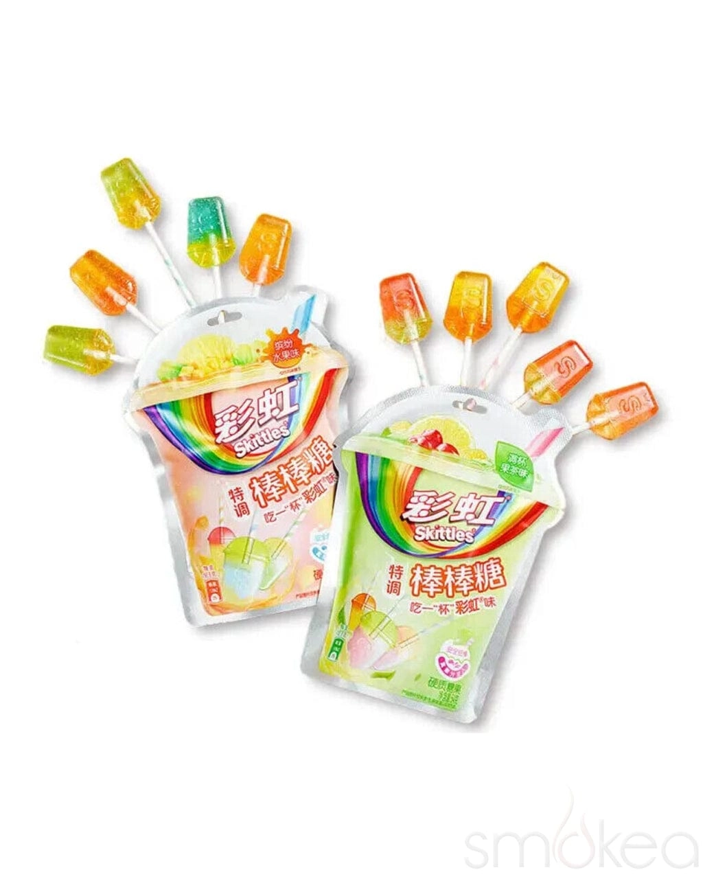 Skittles Tropical Fruit Tea Lollipops (China)