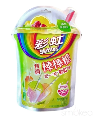 Skittles Tropical Fruit Tea Lollipops (China)