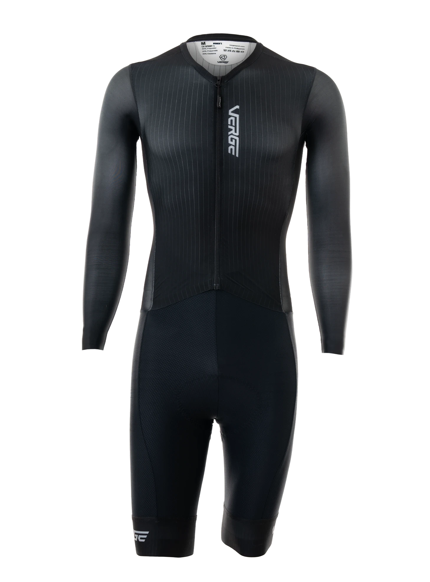 SOLIDS CX LS SPEEDSUIT - WOMEN - BLACK