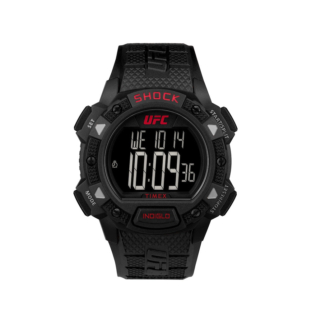 Timex x UFC Core Shock Digital 45mm Resin Band