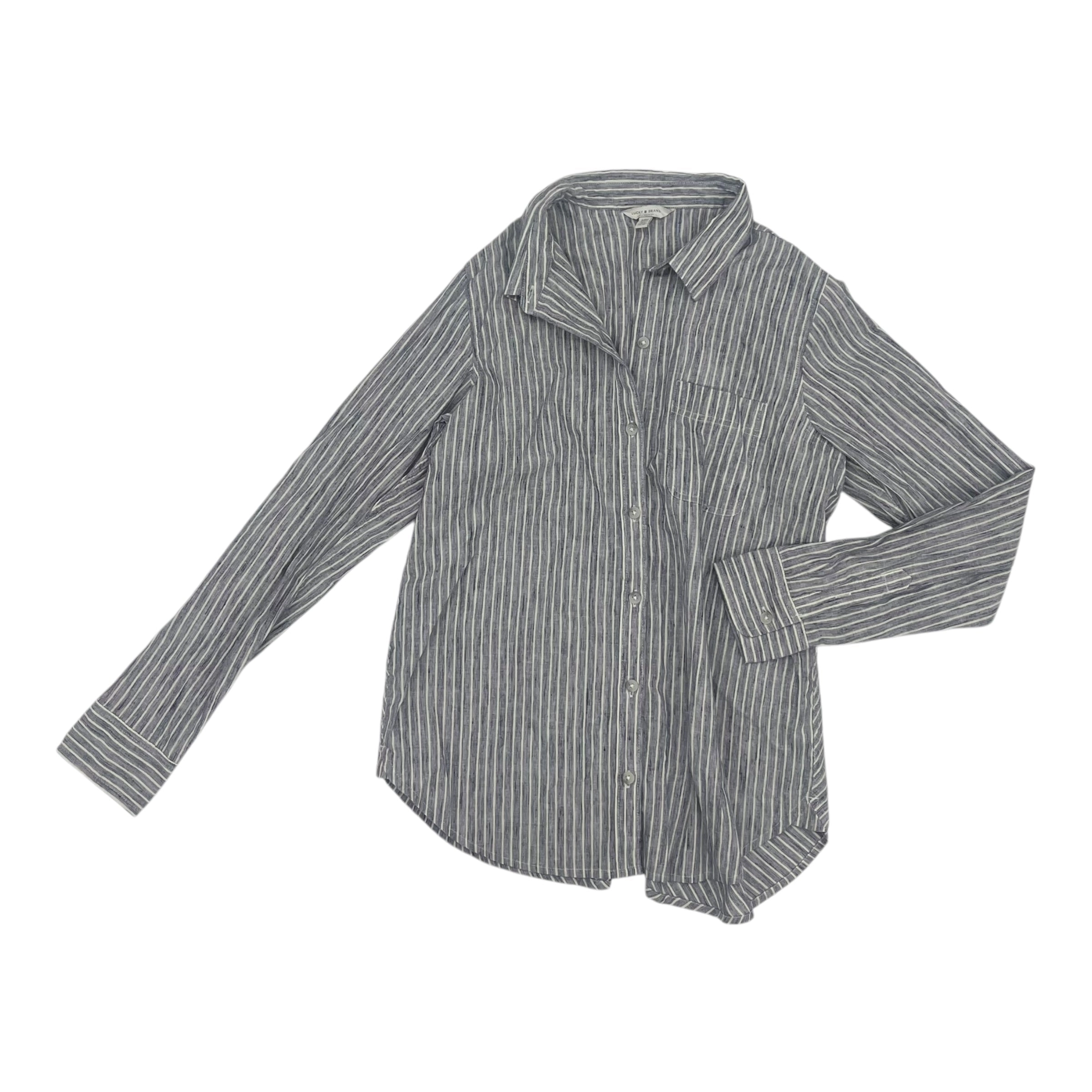 Top Ls By Lucky Brand In Blue & White, Size:M