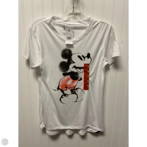 Top Short Sleeve By Disney Store In White, Size: Xs
