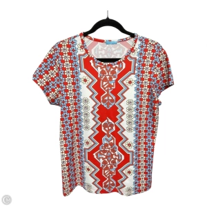 Top Short Sleeve By J Mclaughlin In Multi-colored, Size: L