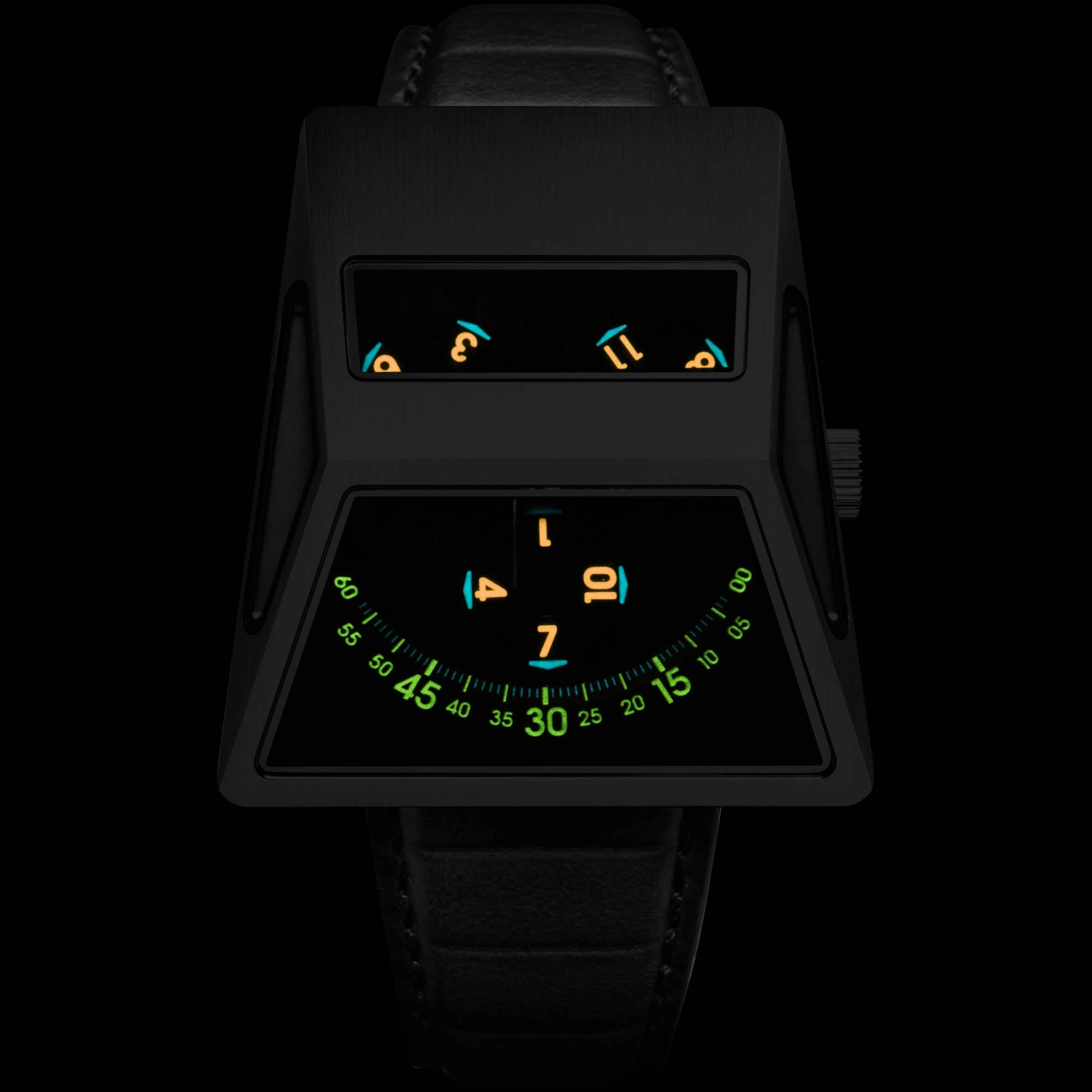 Vendetta X Automatic Gunmetal Orange