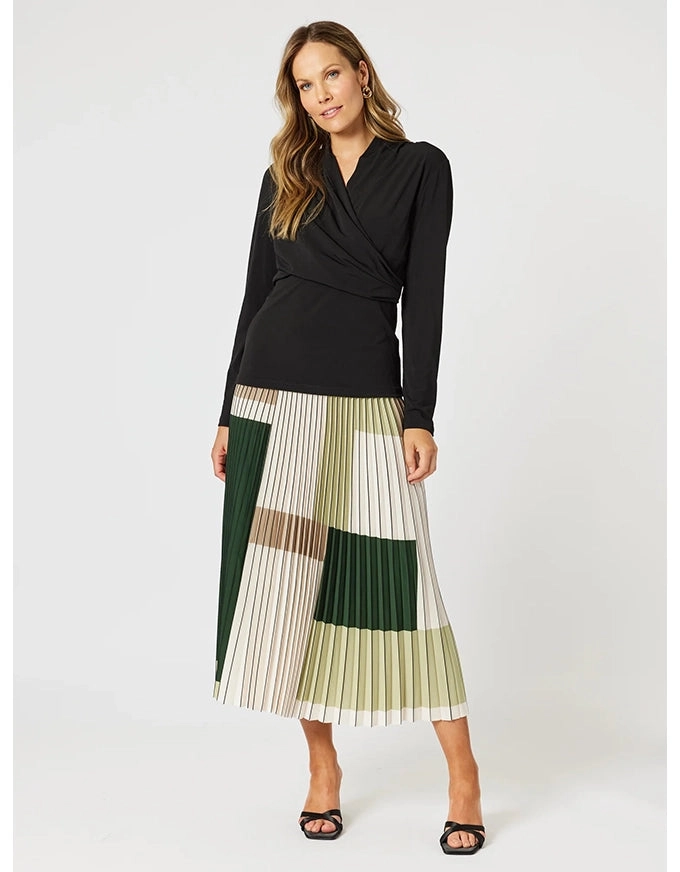 Vienna Pleat Skirt