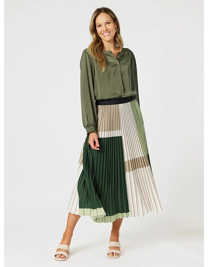 Vienna Pleat Skirt