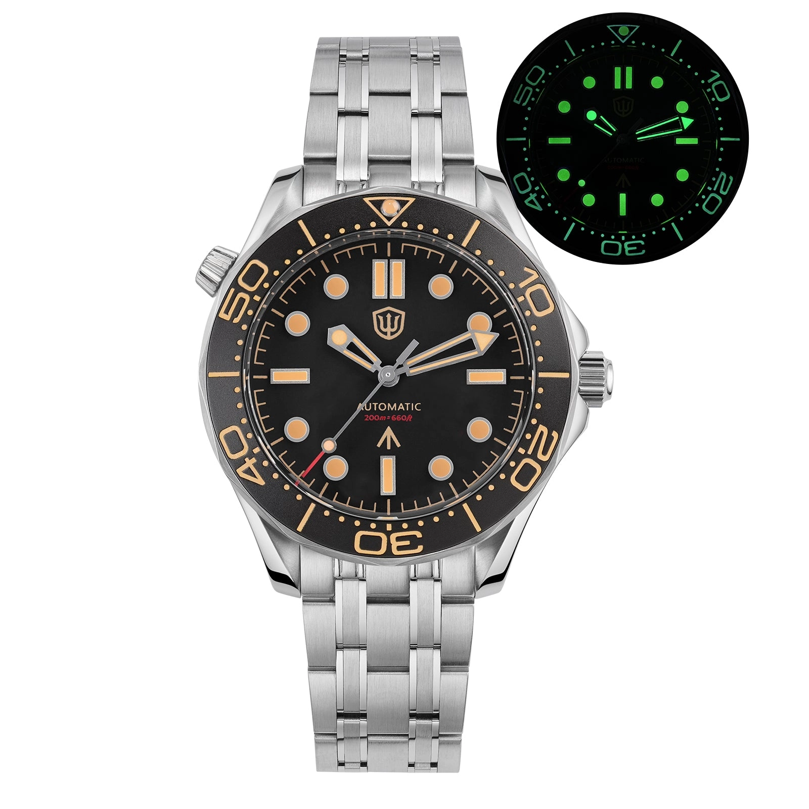 ★WeeklyDeal★Watchdives WD007ST 39mm NTTD Dive Watch