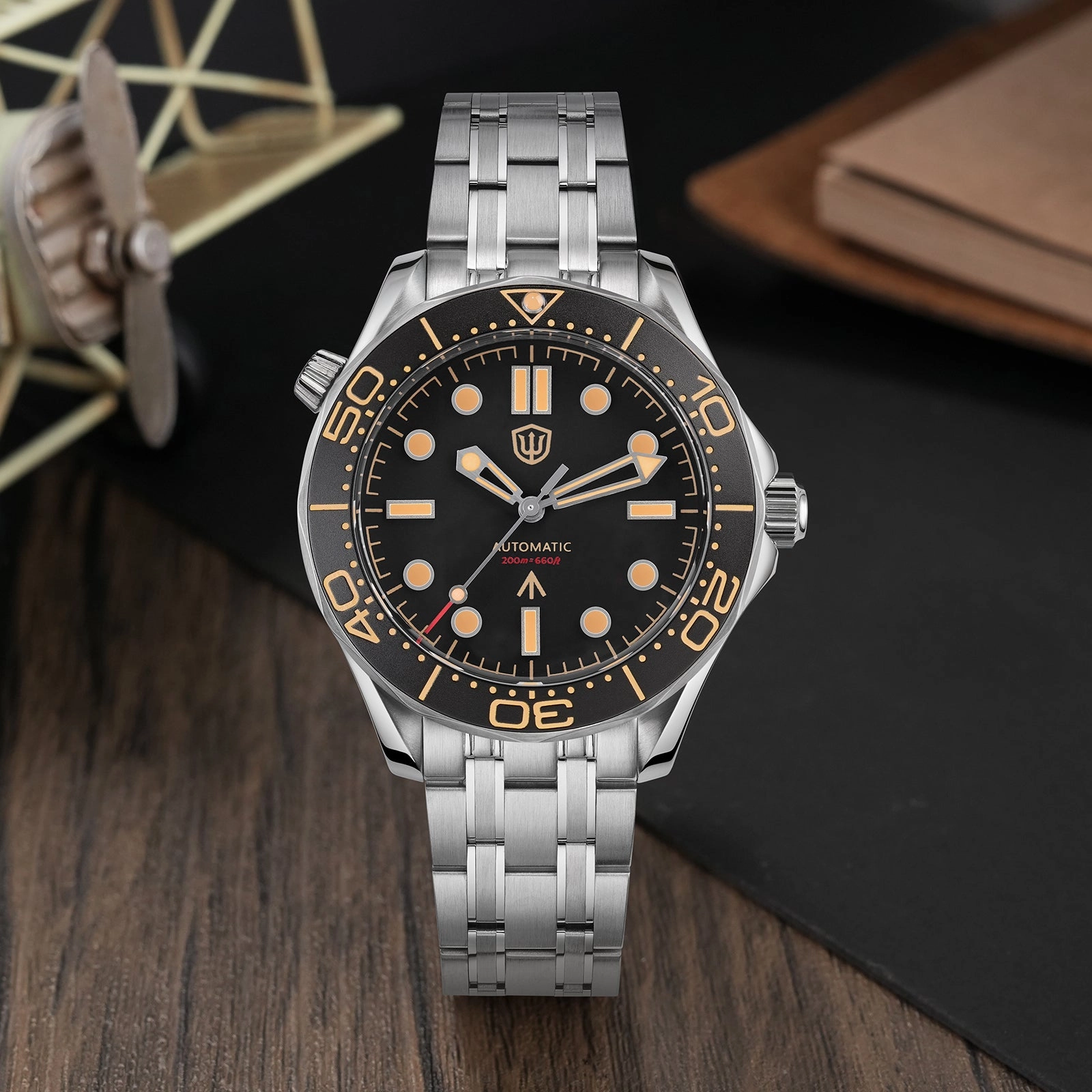★WeeklyDeal★Watchdives WD007ST 39mm NTTD Dive Watch