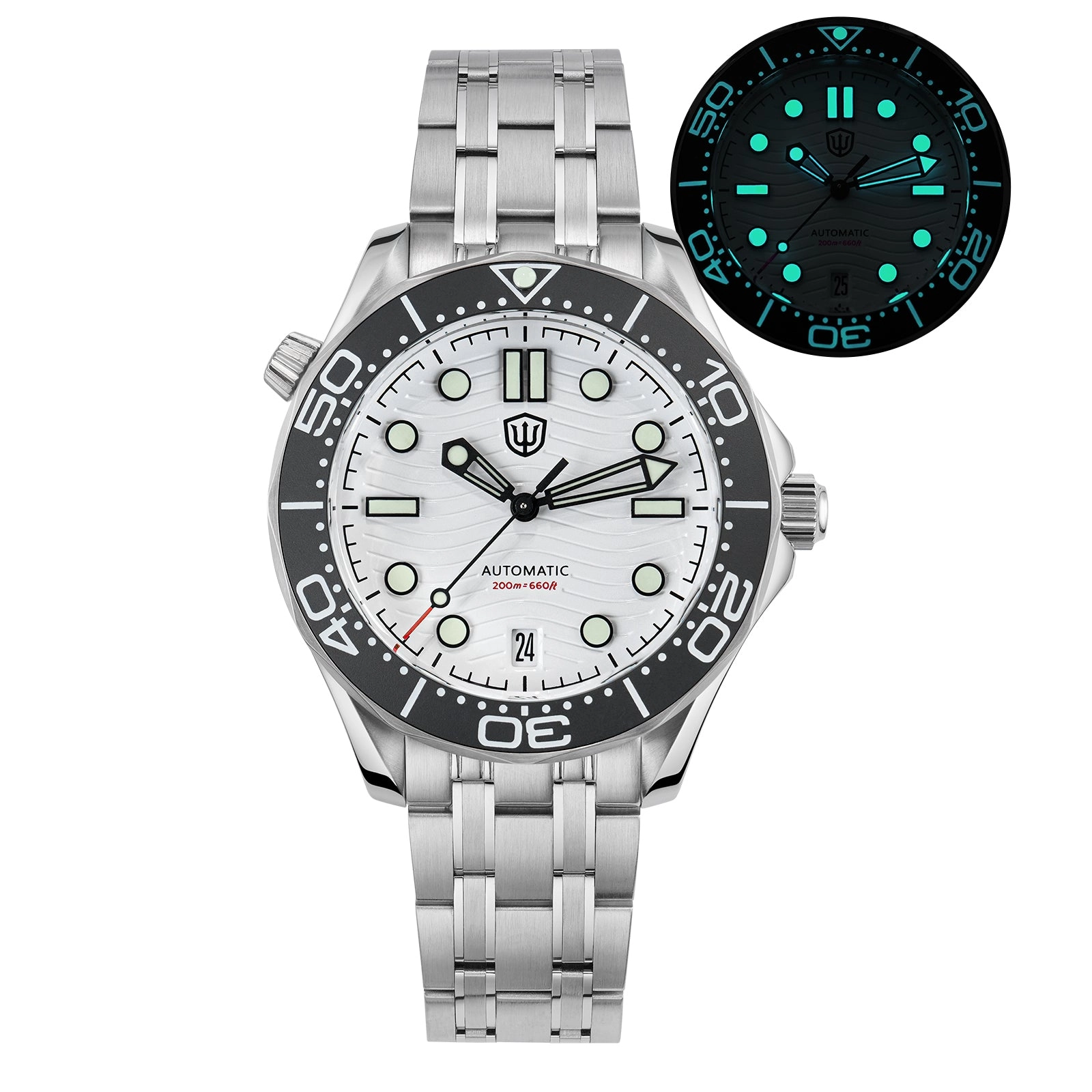 ★WeeklyDeal★Watchdives WD007ST 39mm NTTD Dive Watch