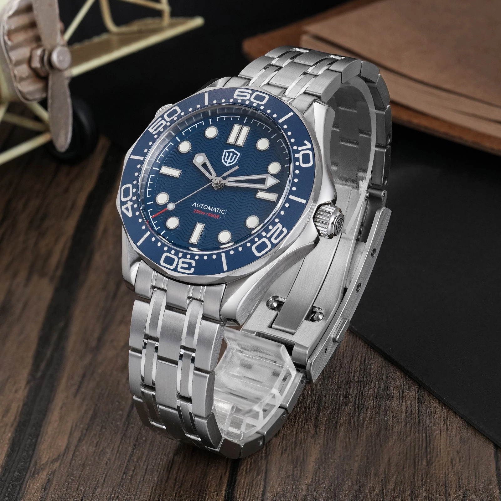 ★WeeklyDeal★Watchdives WD007ST 39mm NTTD Dive Watch