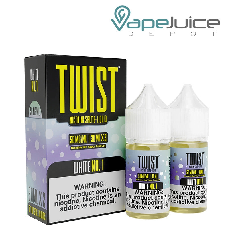 White No 1 Twist Salt E-Liquid 60ml