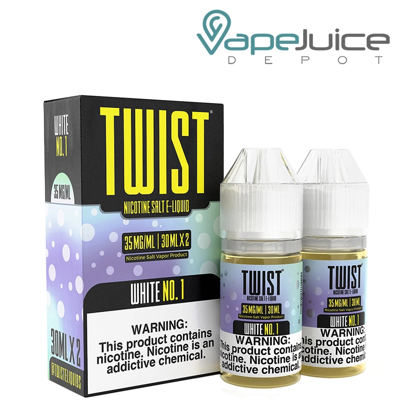 White No 1 Twist Salt E-Liquid 60ml